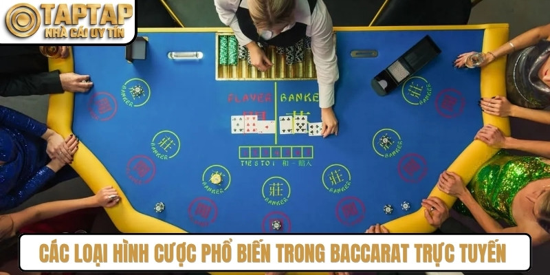 Các loại hình cược phổ biến trong baccarat trực tuyến đáng chú ý