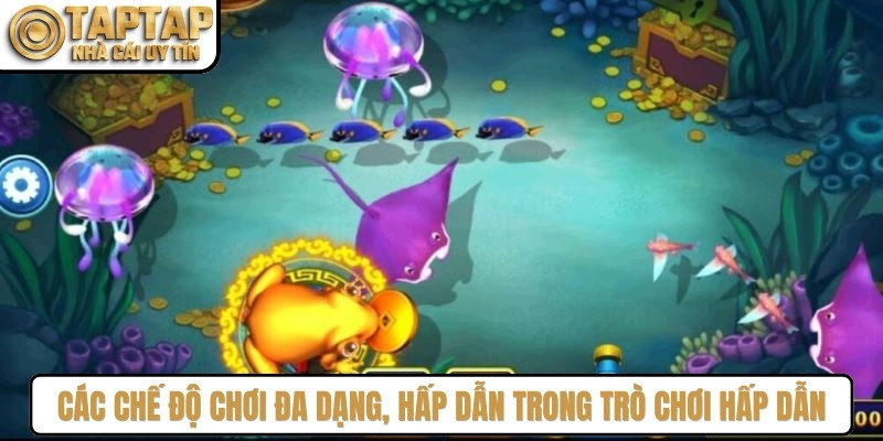 Các chế độ chơi đa dạng, hấp dẫn trong trò chơi hấp dẫn