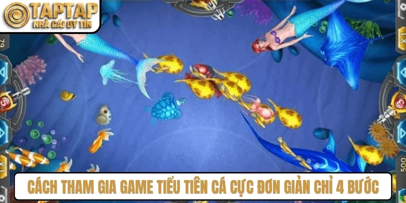 Cách tham gia game tiểu tiên cá cực đơn giản chỉ 4 bước
